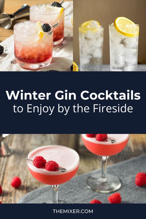 ❄️☃️ Reason 4,395 we love gin: Its herbaceous notes work just as well in winter cocktails as they do in summer sippers. These cozy Gin cCocktails are perfect for snuggling, while the fire crackles and the snow falls outside. Gin Cocktails Winter, Winter Gin Cocktails, Christmas Gin Drinks Cocktail Recipes, Cocktails For Winter, Christmas Gin And Tonic Cocktail Recipes, Gin Old Fashioned, Cranberry Gin Fizz Cocktails, Gingerbread Gin Cocktail, Clover Club Cocktail