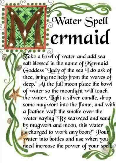 Water Spell Water Witchcraft, Mermaid Spells, Water Spells, Witchcraft Spells For Beginners, Water Witch, Spells For Beginners, Mermaid Stuff, Mermaid Vibes, Witch Stuff