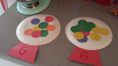 November Crafts Preschool, Letter G Crafts, Letter G Activities, Reading Kindergarten, Preschool Letter Crafts, Abc Crafts, Preschool Letter, November Crafts, Letter Crafts