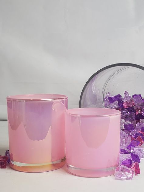 Check out our stunning Unicorn iridescent candle vessel in our 14oz Havana and Monticiano candle vessels. 🦄 Additional colors Pearl, Pixie, and Mermaid. These candle vessels have thick walls and a base that will assist with reducing the external temperature. Add this candle for the perfect spring look🌸 Available CandleMakingSupplies.Net ✨ #GeneralWax#candleloversmusthave#candlelove #candledecor #candlemaking #candlesofinstagram #candlesupplies #candlevessels #startyourownbusiness #wesupport… Feminine Esthetics, Iridescent Candle, Lux Candles, Candle Vessels, Pearl Candle, Candle Vessel, Candle Ideas, Creative Candles, Spring Look