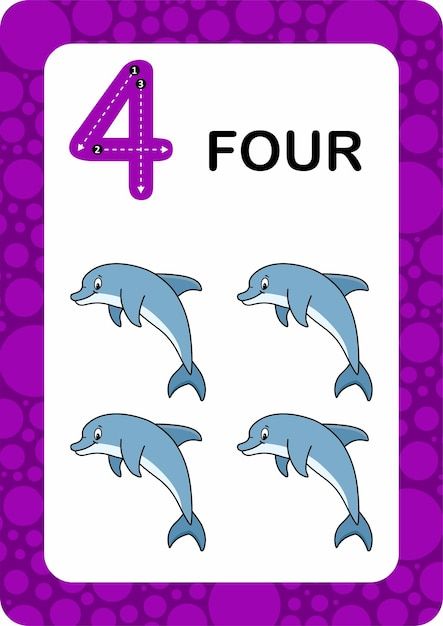 Numbers And Words Free Printable, Number Names Flash Cards Kindergarten, Printable Number Flash Cards 1-20 Free, Number 1-20, Number Flashcards Printable Free 1-20, Preschool Number Cards, Numbers For Preschool, Study Cartoon, Four Number