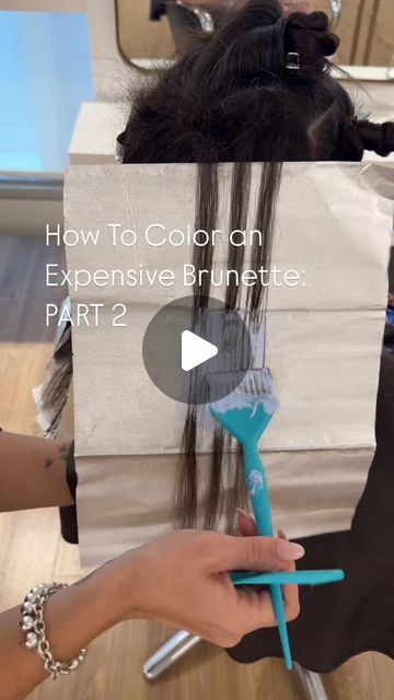 Jessica Scott Santo: Hair Education for Hairstylists on Instagram: "⚠️How to Color an Expensive Brunette: PART 2!
Like, Follow, +  Comment Below if You Want to See Part 3, the Final Video! ➡️ Head to my previous video to see PART 1! 

Color: @moroccanoilpro Blonde Voyage Lightener
Foils: @framar

#expensivebrunette #brunettehair #fallhair #brunettebalayage #darkhair #moroccanoilcolor #moprofessional #caramelbalayage #caramelhighlights #behindthechair @behindthechair_com @moroccanoil #moroccanoilpartner #balayagehair #haireducation #balayageartists" Expensive Brunette, Hair Education, Hair Color Formulas, Dark Brunette, Caramel Balayage, Caramel Highlights, Balayage Brunette, Espresso Martini, Moroccan Oil