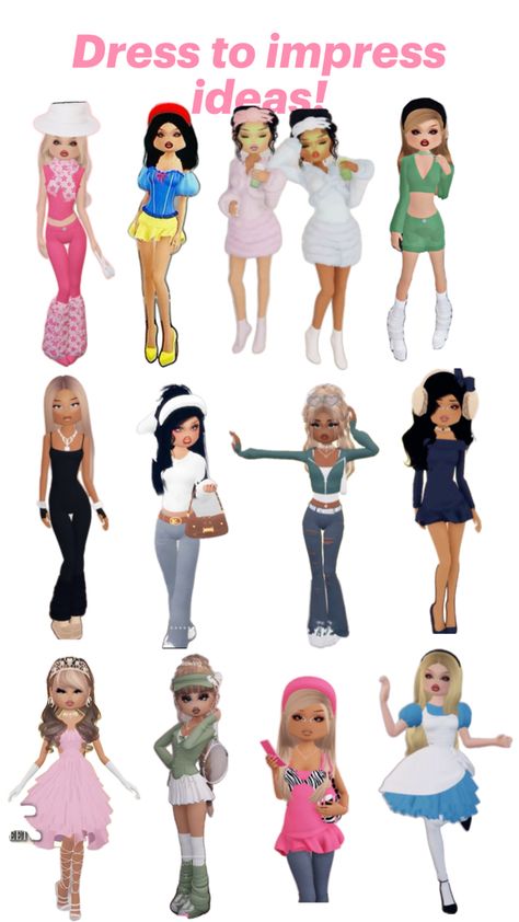 Dress to impress Blonde Hair Cartoon, Fancy Dress Code, Vip Dress, Hairstyle Examples, Happy Dresses, Fashion Illustration Dresses, Girly Dresses, Crop Top Outfits, Preppy Outfit