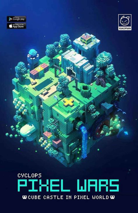 Cube World, Game Level Design, Idle Game, 3d Karakter, 3d Pixel, Low Poly Games, 8bit Art, Isometric Art, Pixel Art Games