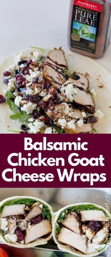 Wraps Dinner, Chicken Goat Cheese, Roasted Chicken Breasts, Cheese Wraps, Mississippi Chicken, Goat Cheese Stuffed Chicken, Lunch On The Go, Goat Cheese Recipes, Cheese Wrap