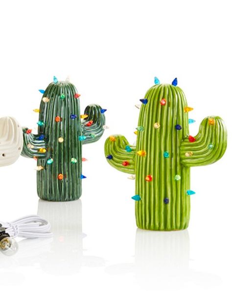 DIY light up cactus ceramic custom painted or diy pottery | Etsy Pin Lights, Bbq Decorations, Cactus Light, Cactus Ceramic, Pottery Glaze, Diy Light, Paint Your Own Pottery, Cactus Decor, Christmas Cactus