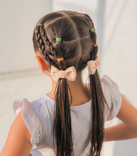 Girls School Hairstyles Kids, Single Braid Ponytail, Preschool Hairstyles, Easy Braided Hairstyles For Kids, Toddler Hair Dos, Toddler Hairstyles Girl Fine Hair, Baby Girl Hairstyles Curly, Daughter Hairstyles, Cute Toddler Hairstyles