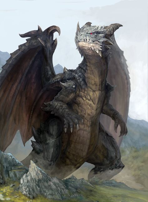 Bipedal Dragon, Grey Dragon, Dragon Artwork Fantasy, Creature Artwork, Arte Robot, Dragon Pictures, Fantasy Story, Fantasy Monster, Dragon Artwork