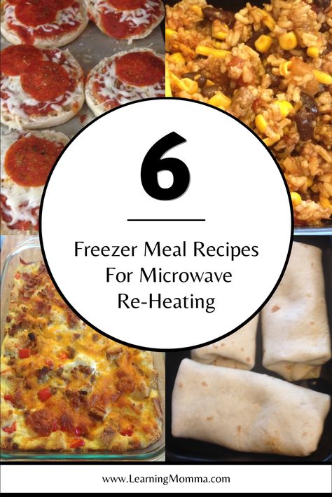 Freezer meal dinners in individual portions are easy to reheat and can stretch further. I made all of these cheap, easy, and mostly kid-friendly recipes to freeze for one before our second baby arrived. I didn't need to cook for almost 2 months after the baby and with individual portions my husband and oldest daughter were both pleased with a rotation of options! #freezermeals #freezercooking #mealprep #meals #mealprepping Make Ahead And Freeze Lunches, Homemade Frozen Microwave Meals, Freezer Meals For 2 People, Ready To Eat Freezer Meals, Microwave Reheatable Meals Make Ahead, Make Ahead Frozen Lunches, Freezer Pan Meals Make Ahead, Microwaveable Freezer Meals, Ready Made Freezer Meals