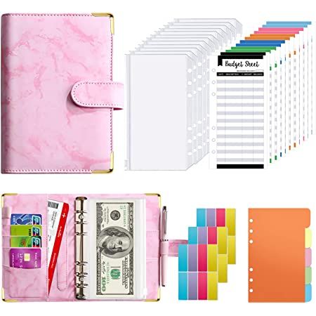 Monthly Bill Organizer, Saving Binder, Money Envelope System, Expense Sheet, Money Organizer, Bill Organizer, Yellow Office, Binder Pockets, Cash Budget Envelopes