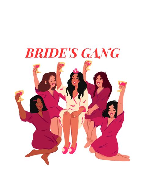 Bride's gang sticker Bridesmaid Invitation, Dating World, Free Classified Ads, Bride Squad, Will You Be My Bridesmaid, Be My Bridesmaid, Single Mom, Classified Ads, Digital Wall Art