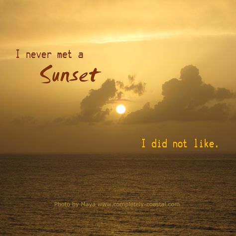 I never met a sunset I did not like. Sunset over the sea. Sunset Aesthetic Quotes, Beach Decor Diy, Decor Diy Ideas, Anna Maria Island Florida, View Quotes, Quotes Hindi, Scrapbook Titles, Happy Thanksgiving Quotes, Sunset Aesthetic