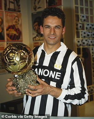 In 1993 he was named World Player of the Year and crowned the Ballon d'Or winner (above) Ruud Gullit, Marco Van Basten, Juventus Wallpapers, Roberto Baggio, Paolo Maldini, Sporting Legends, Football Photography, Football Icon, Football Is Life