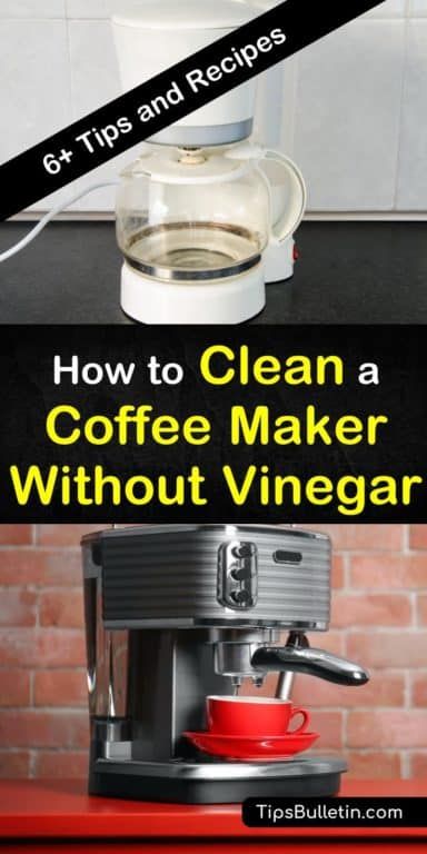 Discover the best methods for how to clean a coffee maker without vinegar. If you’re out of your favorite cleaner, try baking soda or hydrogen peroxide instead. Toss in some Alka Seltzer tablets or Borax for a deep clean that leaves your coffee tasting great! #clean #coffeemaker #vinegar Clean A Coffee Maker, Coffee Pot Cleaning, Bunn Coffee Maker, Coffee Maker Cleaning, Clean Baking, Baking Powder Uses, Coffee Hacks, Best Coffee Maker, Washing Soda