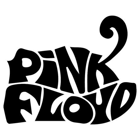 Pink Floyd Logo Pink Floyd Logo, Band Logo Design, Pink Floyd Art, Rock Band Logos, 70s Costume, Musical Band, Band Logos, Classic Logo, Pink Logo