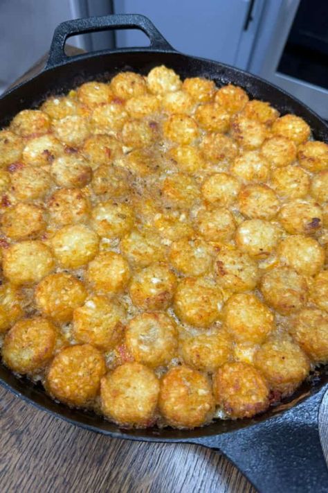 Taco Tater Tot Casserole - Easy Recipes for Everyday Cooking Taco Meals, Midwest Recipes, Taco Tater Tot Casserole, Cooking In The Midwest, Taco Seasoning Recipe, Creamy Chicken Pasta, Tot Casserole, Tater Tot Casserole, Hot Dish