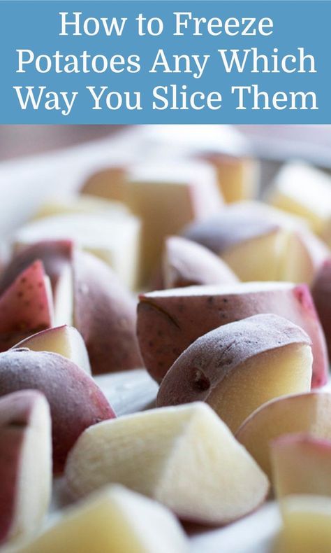 Diy Frozen Potatoes, Potato Recipes For Freezing, How To Freeze Potatoes, Can I Freeze Potatoes, Freezing Red Potatoes, Freezing Shredded Potatoes, Freezing Fresh Potatoes, Freeze Dry Potatoes, Freeze Potatoes Raw