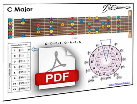 fretboard notes map Guitar Fretboard Notes, Guitar Notes Chart, Fretboard Notes, Guitar Keys, Guitar Notes, Guitar Fretboard, Guitar Teacher, Music Chords, Free Chart