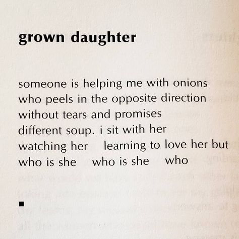 @poetryisnotaluxury posted on Instagram: “grown daughter by Lucille Clifton #lucilleclifton” • May 8, 2021 at 7:51pm UTC Lucille Clifton, Paul Celan, Poems Book, The Eldest Daughter, Project Room, Eldest Daughter, Quotes Stories, Marlene Dietrich, Warrior Quotes