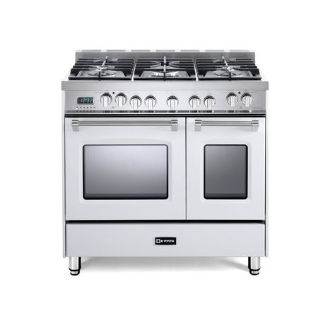 Verona Prestige 36" 4.9 cu ft. Freestanding Dual Fuel Range | Wayfair Mountain Drive, Double Oven Range, Dual Oven, Dual Fuel Ranges, Single Oven, 5 Elements, Gas Oven, Oven Range, Gas Burners