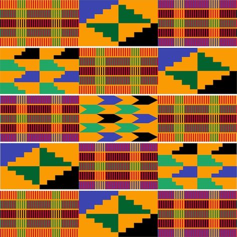 Kente Cloth Art Project, Kente Background, Kente Fabric Patterns, African Weaving, Kente Pattern, Background Overlay, Ankara Fabric With Geometric Pattern Prints, Poster Maker, Business Card Maker