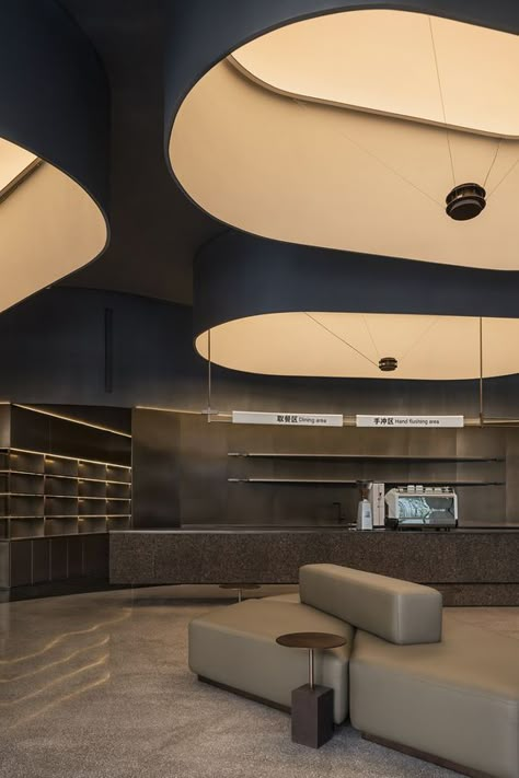 Architectural Lighting Design, Interior Ceiling Design, Lobby Design, Lounge Design, Light Architecture, False Ceiling, Restaurant Interior, Commercial Interiors, Retail Design