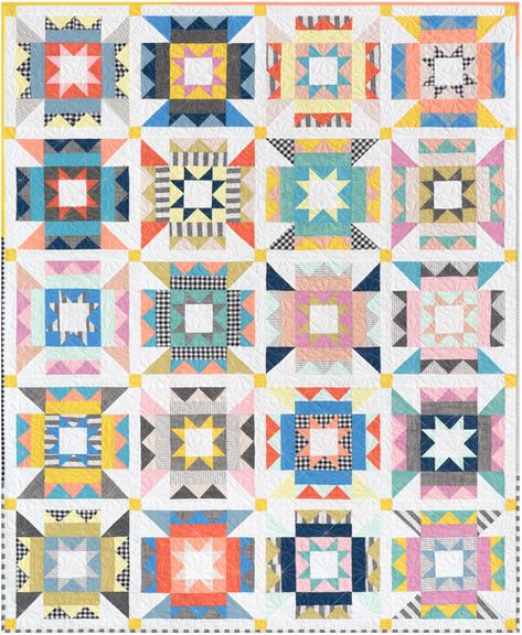 June Palette, Nova Star Quilt, Then Came June, Quilting Fashion, The Quilt Show, Quilt Stores, Star Quilt Patterns, Precut Quilts, Patchwork Quilting