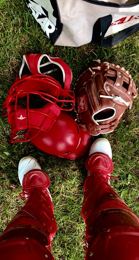 Softball Aesthetic Catcher, Softball Catcher Aesthetic, Softball Astethic, Softball Catcher Pictures, Catcher Softball, Softball Aesthetic, Softball Backgrounds, Travel Softball, Softball Things