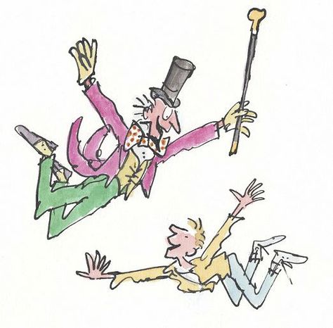 Willy Wonka & the Chocolate Factory Roald Dahl Characters, Quentin Blake Illustrations, Roald Dahl Day, Hulk Character, Roald Dahl Books, Veruca Salt, Circus Characters, Quentin Blake, Novel Characters