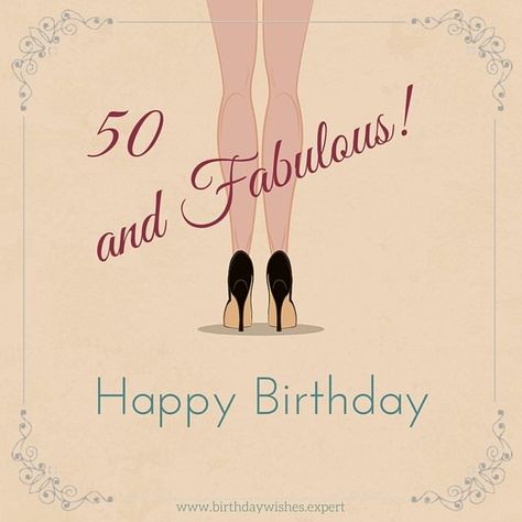 50 & fabulous. Happy Birthday. Happy 50th Birthday Wishes Female, Happy 50th Birthday Funny, Photo Garland Birthday, Happy 50th Birthday Wishes, Bohemian Birthday Party, 50th Birthday Wishes, Bohemian Birthday, 50th Birthday Quotes, Birthday 5