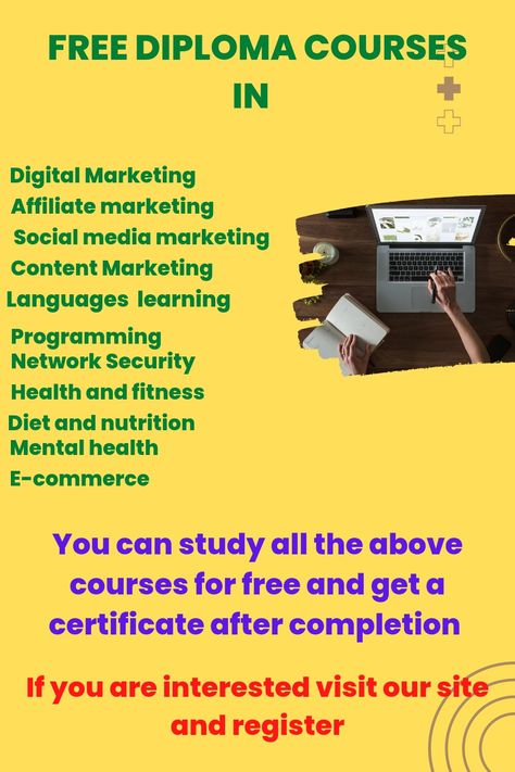 Free Medical Courses Online, Free Certificate Courses, Free College Courses Online, Free College Courses, Free Learning Websites, Computer Course, Free Online Education, Free Online Learning, Free Classes