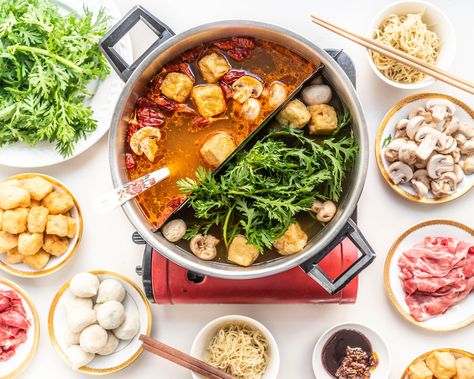 Tom Yum Hot Pot Recipe, Vicky Pham, Soup Base Recipe, Simmering Pot, Hot Pot Recipe, Tom Yum, Clam Recipes, Foodie Crush, Broth Recipes