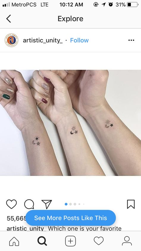 A Lot Of Tattoos, Matching Bff Tattoos, Cousin Tattoos, Matching Friend Tattoos, Sisters Tattoo, French Tattoo, Drawing Styles, Sibling Tattoos, Small Tattoos Simple