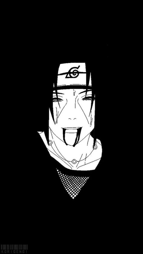 Itachi Uchiha Black And White, Itachi Akatsuki, Shippuden Sasuke, Itachi Uchiha Art, Pinterest Tumblr, Naruto Shippuden Sasuke, Dark Pictures, Iphone Aesthetic, Black And White Background