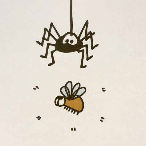 Spider doodle Cute Spider Doodle, Spider Art Cute, Spider Cute Drawing, Cute Spider Art, Spider Web Doodle, Doodle Spider, Cute Spider Drawing, Web Doodle, Spider Drawing Simple