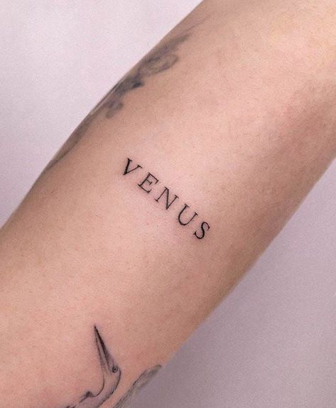 Font Tattoos, Tattoo Word Fonts, Ephemeral Tattoo, Word Font, One Word Tattoo, Venus Tattoo, One Word Tattoos, Text Tattoo, Tattoo Font