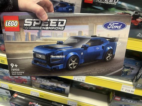 Ford Sports Cars, Ford Mustang Dark Horse, Unrealistic Wishlist, Lego Auto, Ford Sport, Lego Shop, Horse Hoodies, Lego Speed Champions, Aston Martin Db5