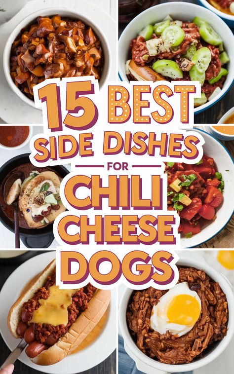 Serve up a feast with these perfect side dishes for your chili cheese dogs! 🍟🥗🌽 #chilicheesedogs #sidedishfeast What To Serve With Chili Dogs, What To Serve With Chili, Serve With Chili, Chilli Dogs, Butternut Squash Pasta Sauce, Coney Dog, Chili Cheese Dogs, Veggie Skewers, Hearty Chili