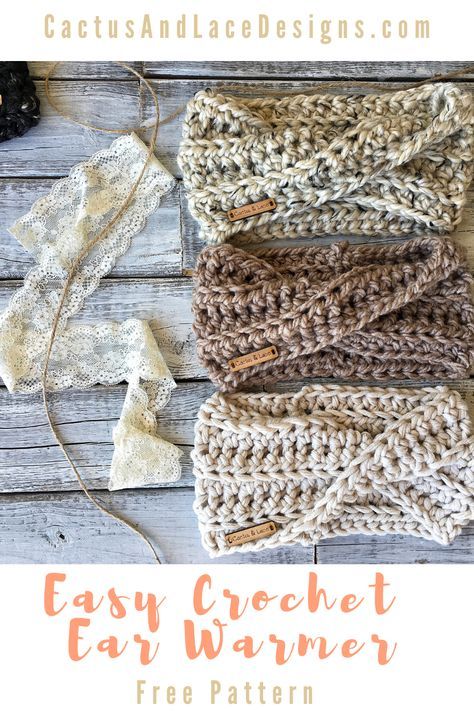 Beginner Crochet Projects Bulky Yarn, Crochet Patterns Headband Free, Free Crochet Patterns For Bulky Yarn, Crochet Headband Super Bulky Yarn, Super Bulky Crochet Headband, Bulky Headband Crochet Pattern, 30 Minutes Crochet Projects, Bulky Yarn Headband Crochet Pattern, Chunky Yarn Headband Crochet