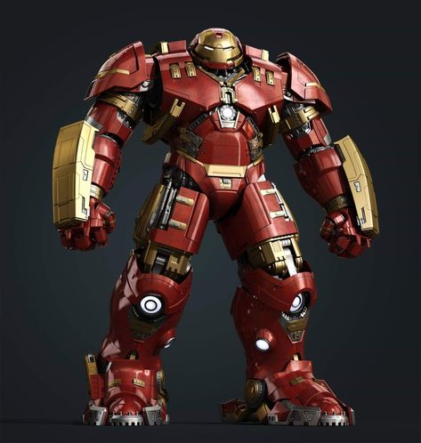 Iron Man Movie Poster, Hulkbuster Armor, Iron Man All Armors, Hulk Buster, Real Iron Man, Iron Man Movie, Man Suits, Cyborgs Art, Iron Man Art