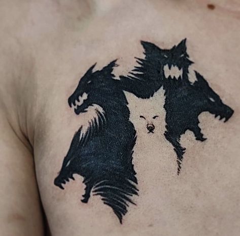 Dog Wolf Tattoo, Wolf Teeth Tattoo, Hell Hound Tattoo, Black Wolf Tattoo, Hound Tattoo, White Wolf Tattoo, Wolf Tattoos For Women, Fenrir Tattoo, Tooth Tattoo