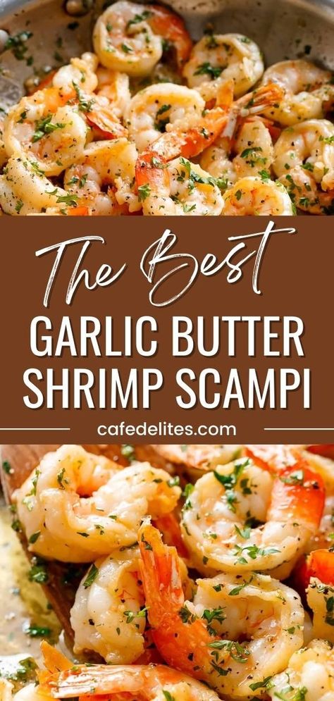 Best Shrimp Scampi Recipe, Best Garlic Butter, Garlic Butter Shrimp Scampi, Shrimp Scampi Pasta Recipes, Baked Seafood, Easy Shrimp Scampi Recipe, Shrimp Pasta Recipes Easy, Scampi Sauce, Easy Shrimp Scampi