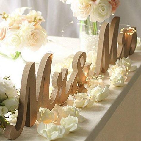 Wedding Sweetheart Table Decor, Wedding Photo Table, Backyard Wedding Decorations, Gift Table Wedding, Sweetheart Table Decor, Sweetheart Table Wedding, Tafel Decor, Wooden Wedding Signs, Wedding Arch Flowers