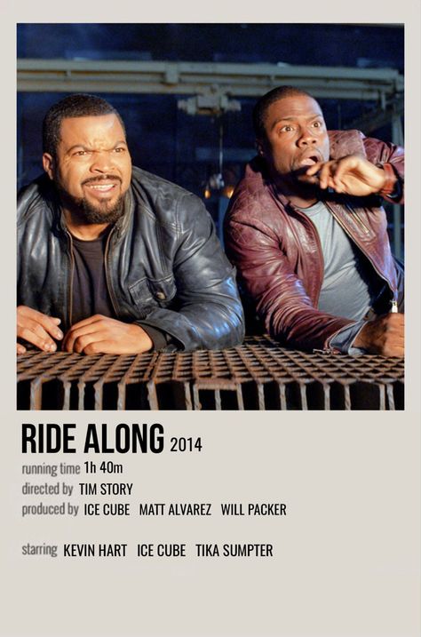 Ride Along Movie Poster, Ride Along Movie, Show Movie Poster, Black Movies, Polaroid Movie Poster, Romance Movie Poster, Movie Character Posters, Movies To Watch Teenagers, Movie Hacks