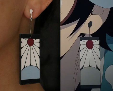 Tanjiro Cosplay, Anime Earrings, Anime News, Anime Jewelry, Quirky Earrings, Anime Inspired Outfits, Anime Accessories, Anime Merch, Anime Crafts