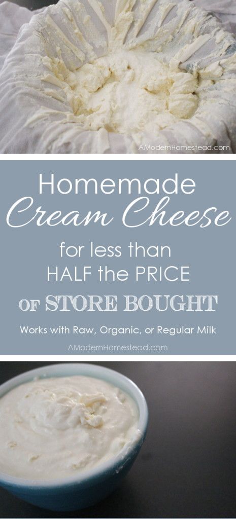 Cream Cheese Homemade, Cheese Recipes Homemade, Cheese Making Recipes, Organic Cream, Homemade Cream Cheese, Make Cream Cheese, Homemade Cheese, Cream Cheese Recipes, Seitan