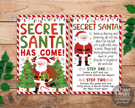 Secret Santa Rules For Work, Secret Santa Rules, Admin Ideas, Coat Drive, Office Secret Santa, Christmas Preschool, Preschool Decor, Dancing Santa, Swap Gifts