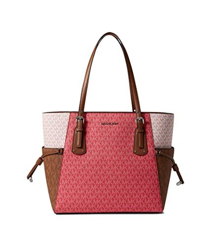 Michael Kors Tote Bags, East West, Zip Top, Color Blocking, Slots, Tote Bags, Top Handle Bag, Women Handbags, Michael Kors