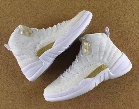 Jordan 12 Ovo, Jordan 12 White, Cool Jordans, Sneakerhead Fashion, Jordan Retro 12, Michael Jordan Shoes, Air Jordan 12, Shoes Sneakers Jordans, Jordan 23