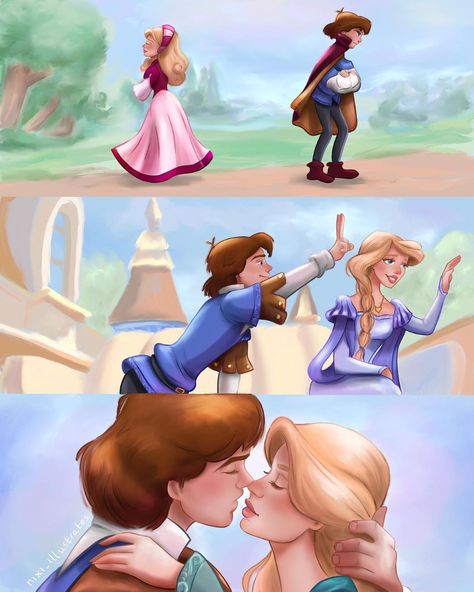 Odette Swan Princess, Non Disney Princesses, Sans X Frisk Comic, Princess Movies, Disney Animated Movies, Disney Princess Fashion, Swan Princess, Disney Crossovers, Disney Princess Pictures